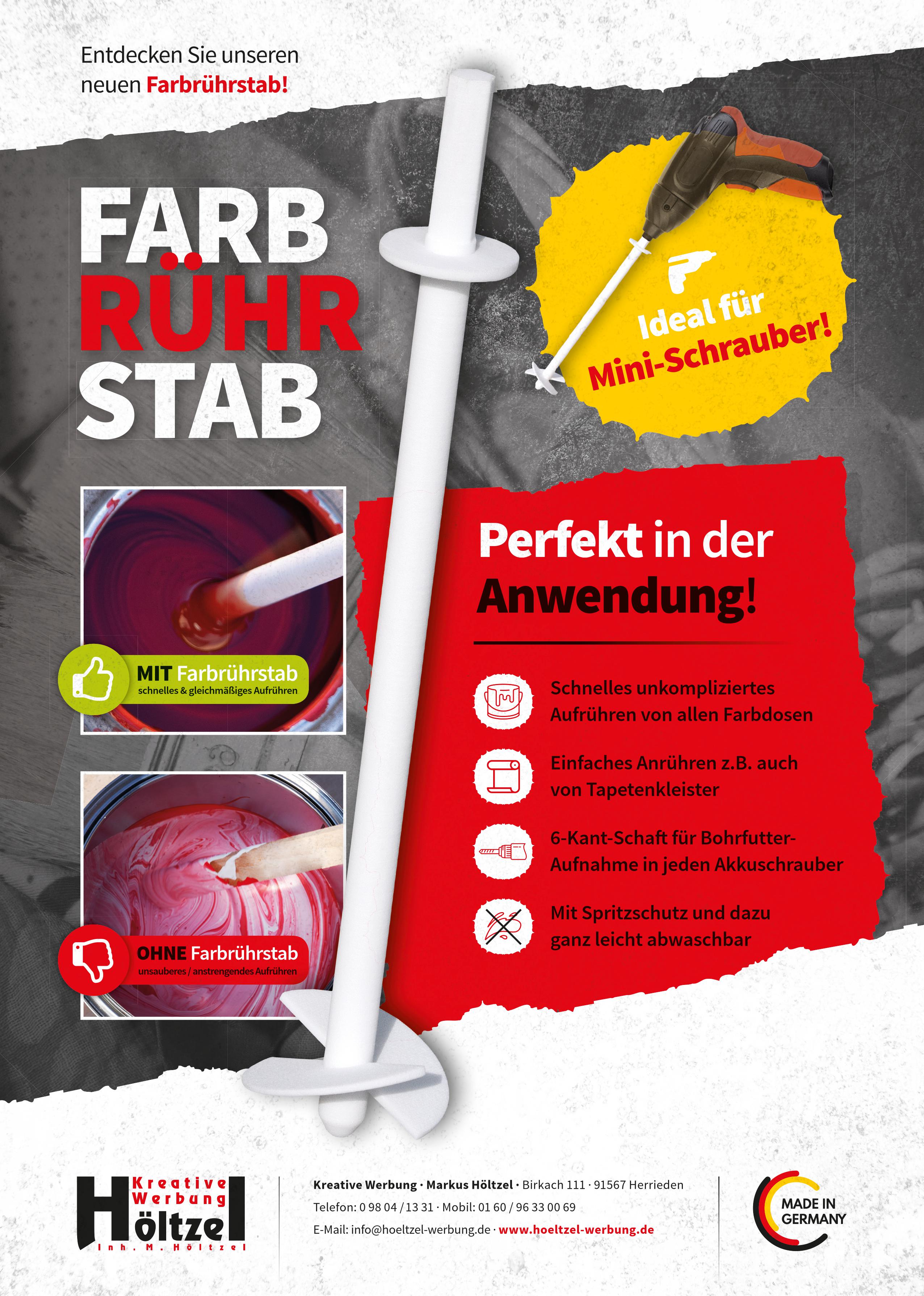 Hölzel Farbrühre